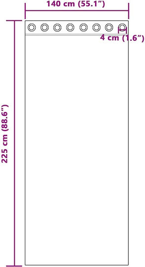 vidaXL vidaXL Vorhänge Fenster mit Oberer Registerkarte Voile Schwarze 140x175cm