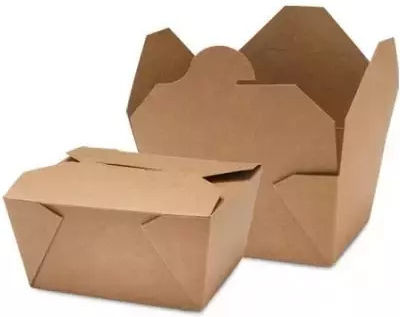 Σετ 100 Χάρτινα Κουτιά Kraft 15.2x12x6.4εκ.