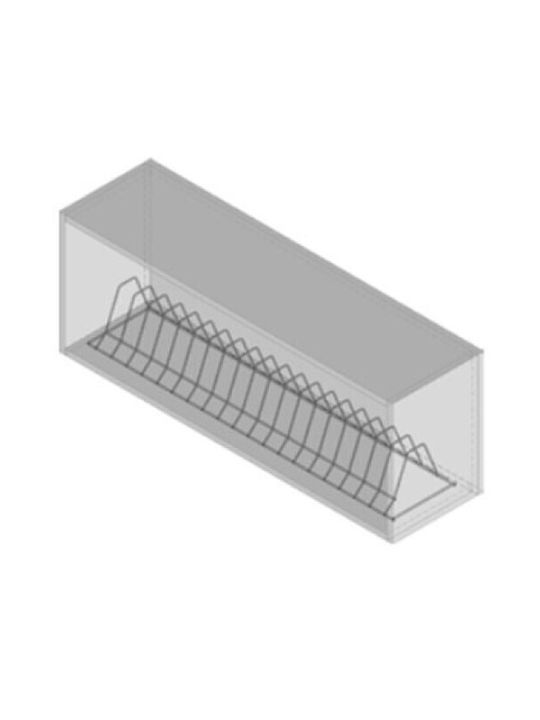 Soumelidis Metallic Cabinet Dish Rack 75cm Grey