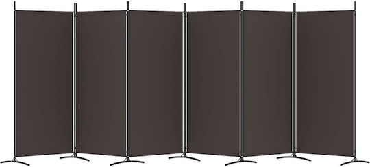 vidaXL Decorativ Paravan Metalic cu 3 Panouri 260x180cm