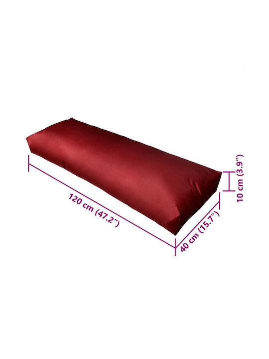 vidaXL Garden Chair Cushion Burgundy 120x40cm