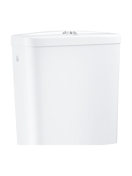 Grohe Bau Stehende Toilette mit Spülung mit Deckel Sanftes Schließen Weiße Grohe Bau Stehende Toilette mit Spülung mit Deckel Sanftes Schließen Weiße
