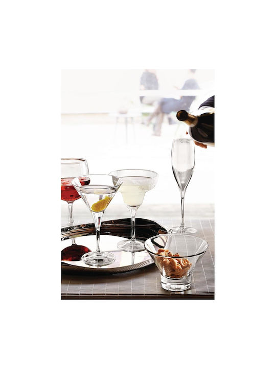 Bormioli Rocco Ice Cream Serving Bowl Round Glass Transparent 6pcs