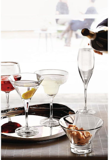 Bormioli Rocco Ice Cream Serving Bowl Round Glass Transparent 6pcs