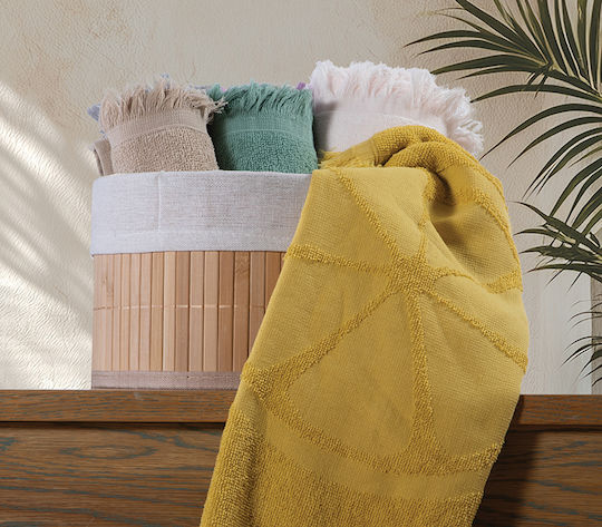 Nef-Nef Homeware Ποτηρόπανο από 100% Βαμβάκι σε Εκρού Χρώμα 50x50cm Nef-Nef Homeware Ποτηρόπανο από 100% Βαμβάκι σε Εκρού Χρώμα 50x50cm