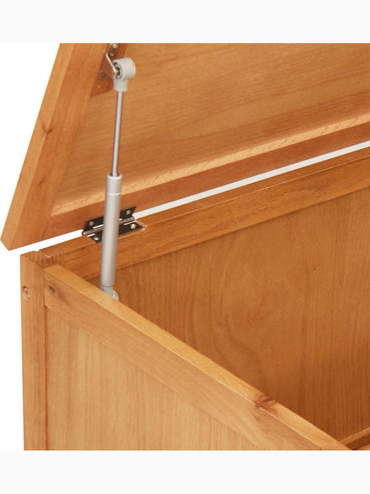 vidaXL Διακοσμητικό Μπαούλο Ξύλινο Καφέ 110x50x50εκ.