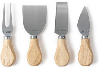 Livoo Wooden Cheese Serving Platter