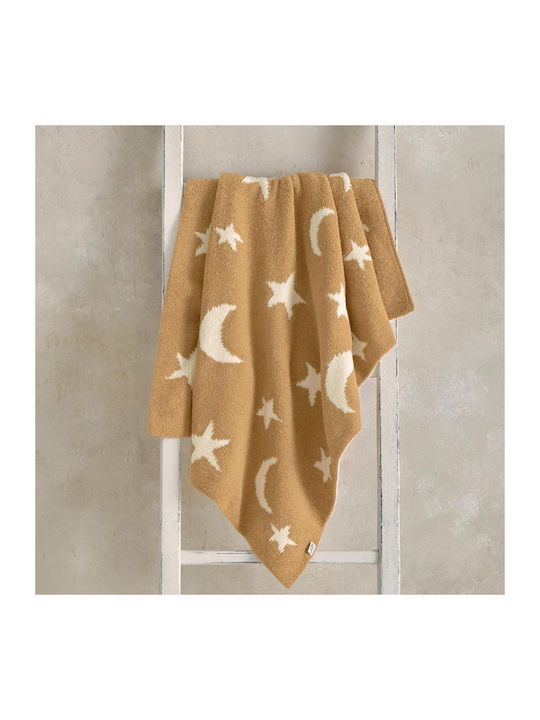 Mamas & Papas Blanket Nursery Swaddling Blankets Chenille Yellow 70x90cm