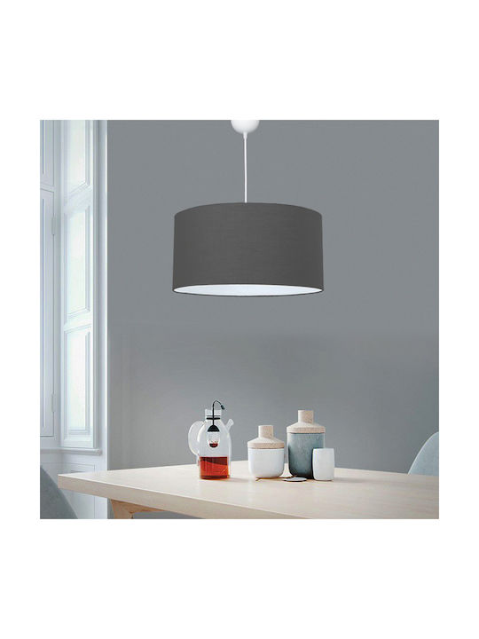 Pakketo PWL-1091 Pendant Ceiling Light Gray with E27 Socket 38x38x70cm