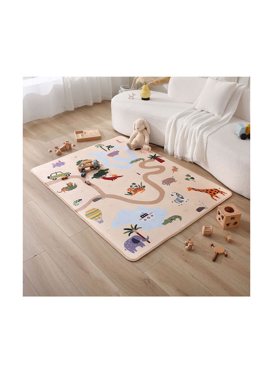 Hakuna Matte Handgefertigter Kinderteppich Koralle 150x200cm Dicke 15mm