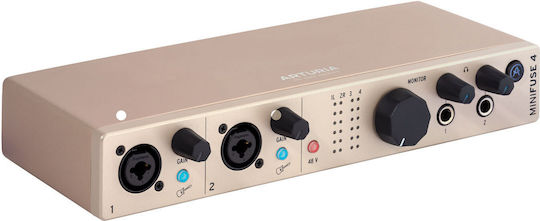 Arturia Minifuse 4 Εξωτερική Επαγγελματική Κάρτα Ήχου με Σύνδεση USB