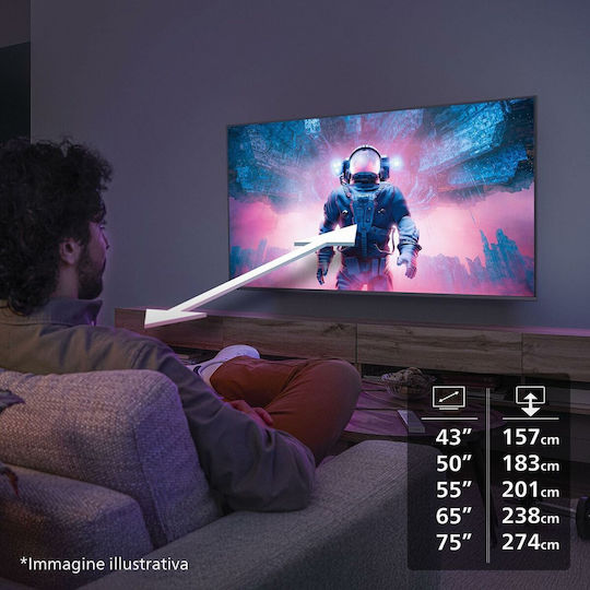 Philips Смарт Телевизор 43" 4K UHD QLED PUS7810 HDR (2025)