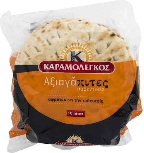 Καραμολεγκος Αξιαγάπιτες Πίτες Μεγάλες 10τεμ 820gr 5-10794