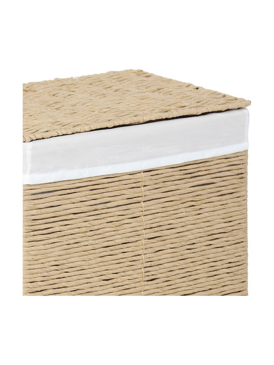 Keskor 415008-2 Καλάθι Απλύτων Υφασμάτινο 36x26x49cm Καφέ