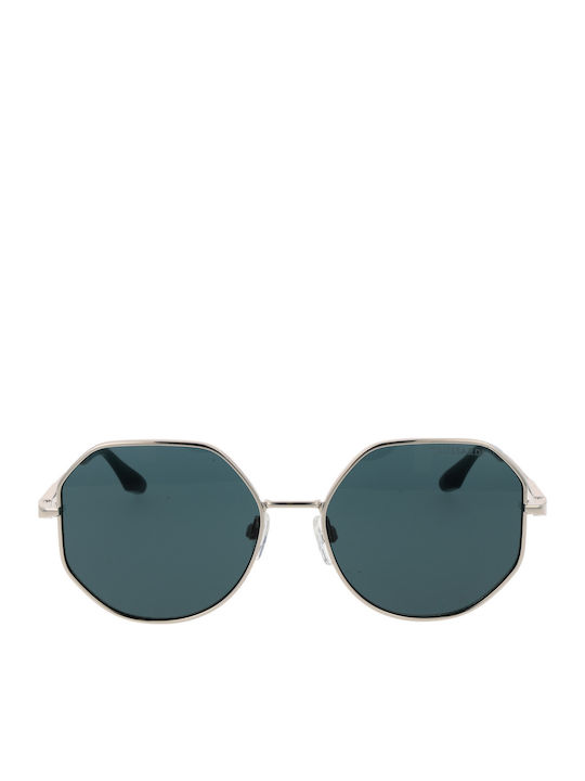 Trussardi Sunglasses Silver with Metal Frame & Green Lens Trussardi Sunglasses Silver with Metal Frame & Green Lens