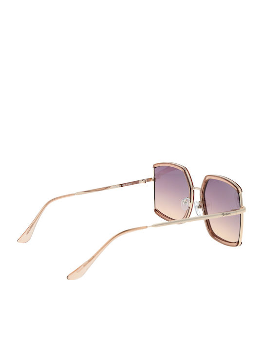 Skechers Women's Sunglasses with Rose Gold Metal Frame and Purple Gradient Lens SE6224 5857B