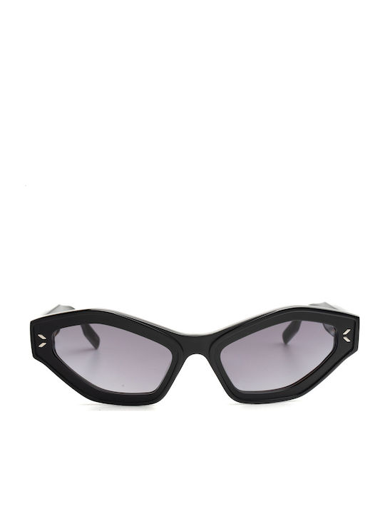 Alexander McQueen Feminini Ochelari de soare cu Negru Cadru și Negru Degrade Lentilă