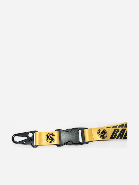 Keychain Neck Strap Bad Boy Logo Safebreak 50 Cm Yellow