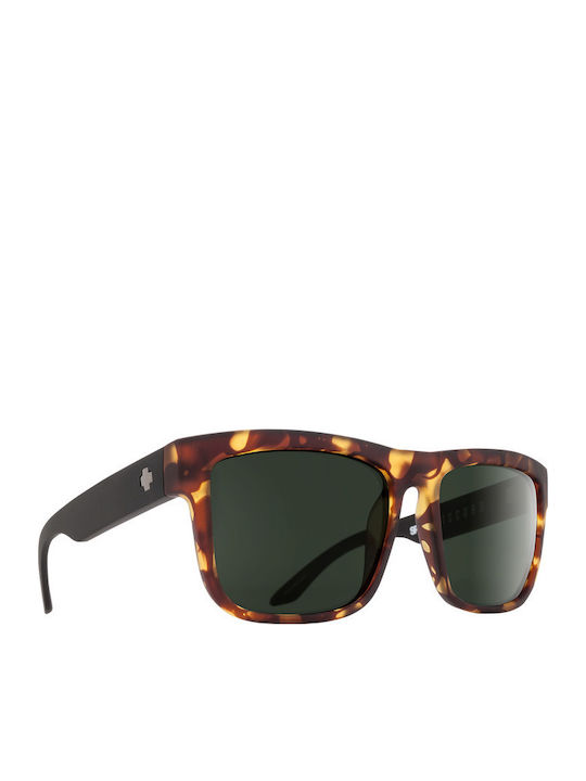 Spy Bărbătești Ochelari de soare cu Maro Tortoise Cadru și Verde Lentilă 673119623863
