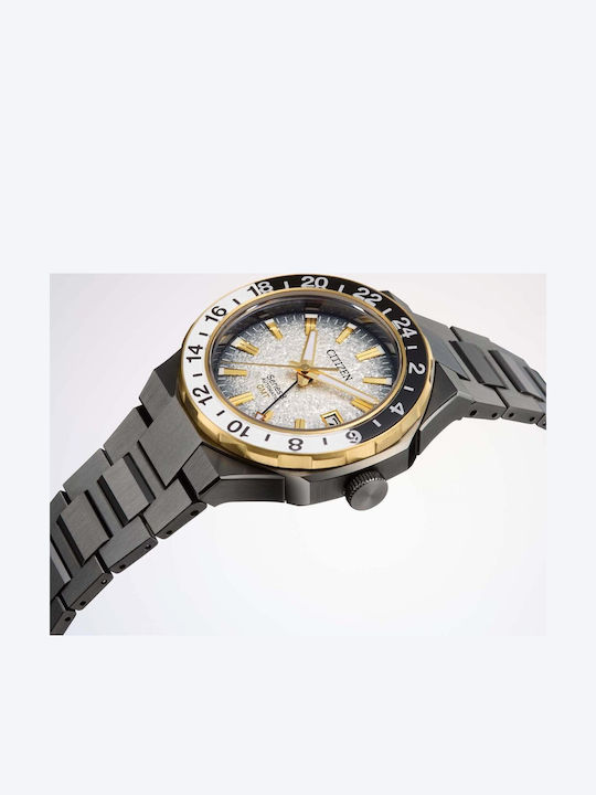 Citizen Series 8 Men's Watch 13.52mm Automatic with Gray Metal Bracelet