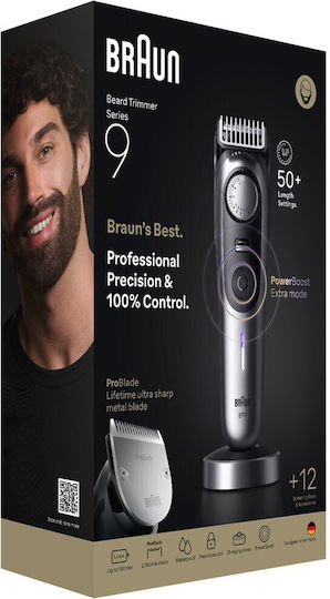 Braun Series 9 Κουρευτική Μηχανή Μαύρη BT9560