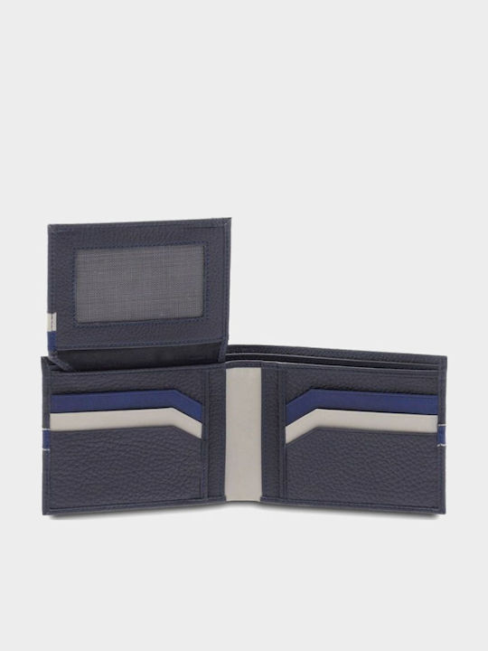Herren Geldbörse Klassisch Blau