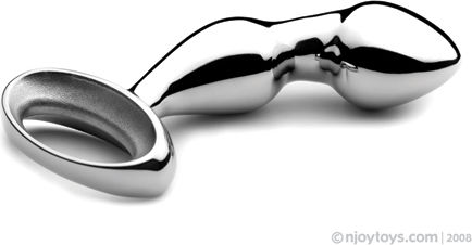 njoy Butt Plug Анална тапа с вибрация Сребриста