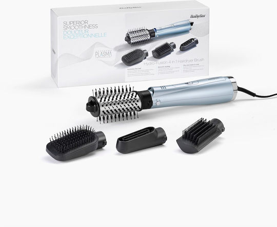 Babyliss Hydro-Fusion Air Styler Ceramic Electric Brush with Air for Straightening and Curls 1000W