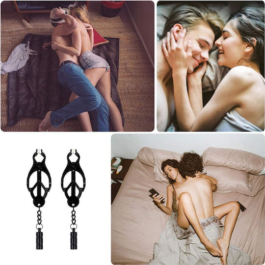 Nipple Clamps in Black Color 2pcs