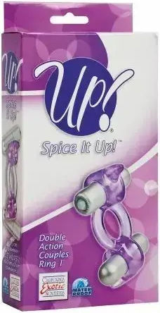 Пръстен За Ерекция California Exotic Spice It Up Double Action 075864 10-293 Два Вибриращи Куршума 6.25 См Лилав