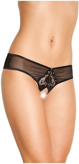 Softline Γυναικείο Sexy String Μαύρο
