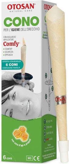 Otosan Comfy Κώνος Καθαρισμού Αυτιών 6τμχ
