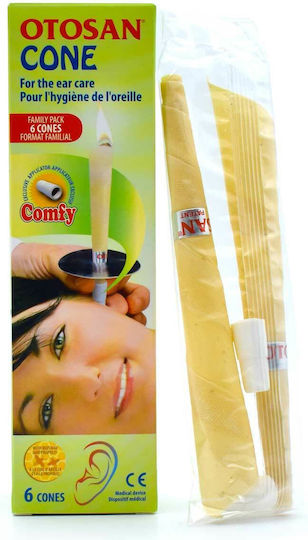 Otosan Comfy Κώνος Καθαρισμού Αυτιών 6τμχ