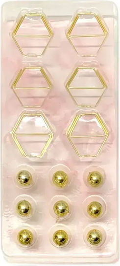 Sinsay Accessories Set *0717243 16121-27 Клипсчета За Коса За Украса 100% Желязо Златисти