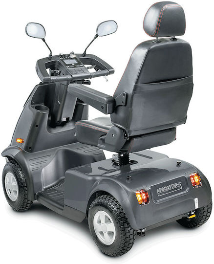 Afikim Afiscooter Breeze C3 Plus Folding Wheelchair Scooter Silver