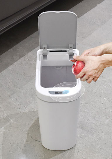 Home Use Waste Bin Waste Plastic with Photocell White 7lt 1pcs Home Use Waste Bin Waste Plastic with Photocell White 7lt 1pcs