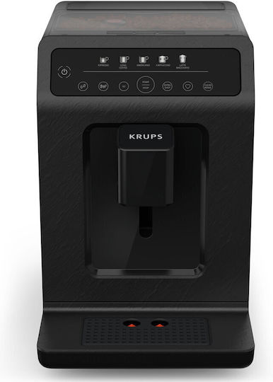 Krups Evidence Eco Design Automat Espressoare 1450W Presiune 15bar cu Râșniță Neagră EA8968E0
