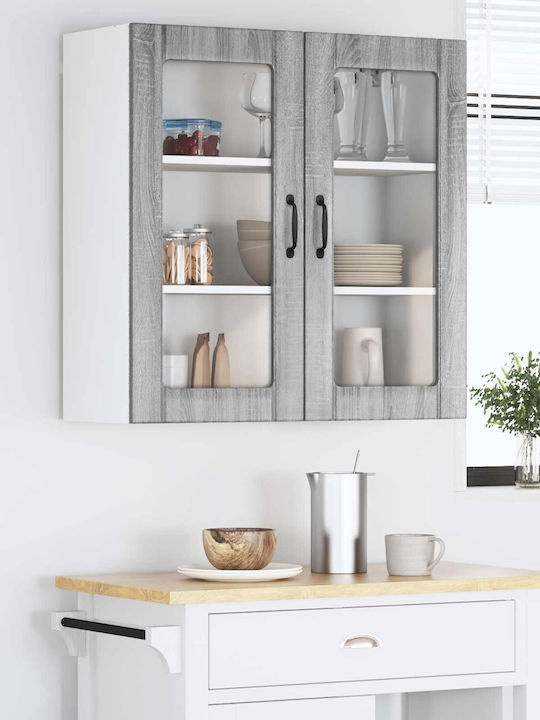 Table Kitchen Wooden Gray Sonoma 80x31x80cm