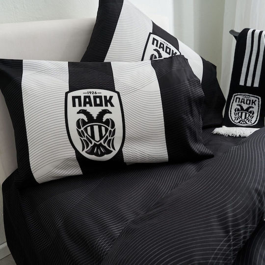 Vesta Home Комплект Плик за Завивка Единичен с Калъфка 170x240 White Black