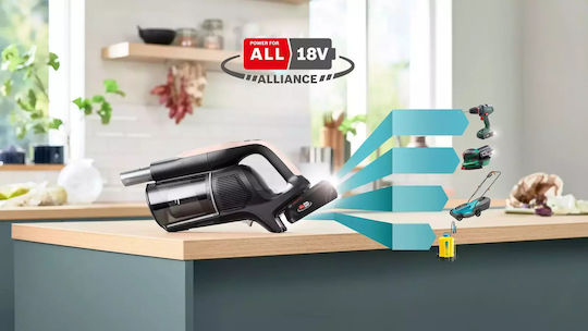 Bosch BBS1041RBA Επαναφορτιζόμενη Σκούπα Stick 18V Μαύρη
