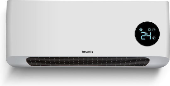 Bewello Convector Heater Wall 2000W with Electronic Thermostat 42x11cm White