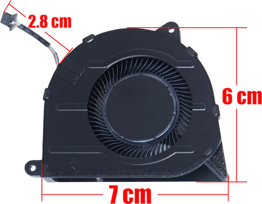 Laptop Fan Cpu Cooling Fan Dell Inspiron 16 Plus 7630 16-7630 7635 P125f P125f004 0wmxw4 Wmxw4 Fq92 Dfs5k12114262c 023.100u1.0001 B6008ashnf2200tn 4pin Code 81614
