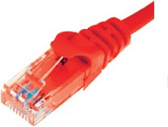 U/UTP Cat.5e (Gigabit) Мрежов Кабел Ethernet 2м Червен 10 Бройки
