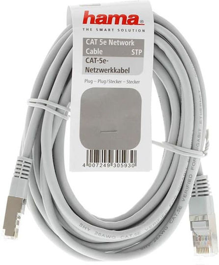 HAMA F/UTP Cat.5e (Gigabit) Cablu De Rețea Ethernet 1.5m Gri 25 Bucăți