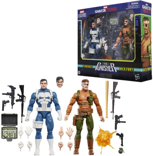 Marvel Legends Seria Gamerverse Punisher Pachet Punisher & Nick Fury 2 Figurine