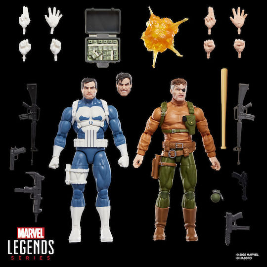 Marvel Legends Seria Gamerverse Punisher Pachet Punisher & Nick Fury 2 Figurine