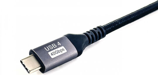 Equip USB 4 Video Cable USB-C male - USB-C 240W Μαύρο 2m 128383