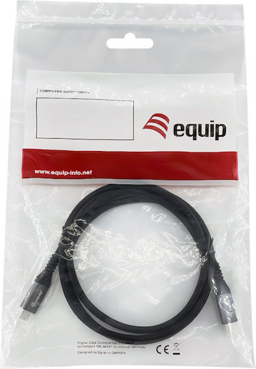 Equip USB 4 Video Cable USB-C male - USB-C 240W Μαύρο 2m 128383