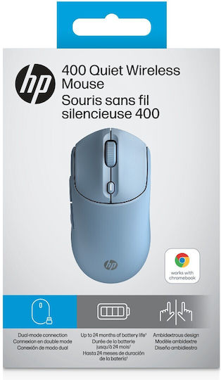HP 400 Quiet Kabellos Bluetooth Maus Blau