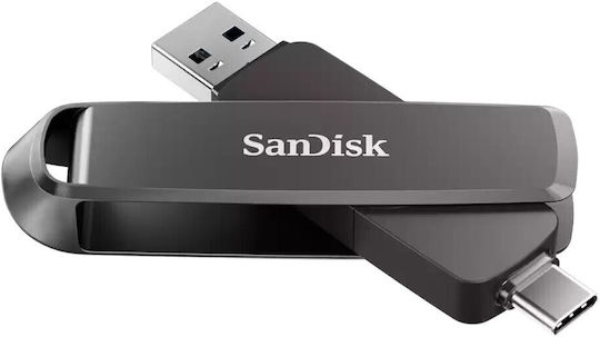Sandisk Extreme PRO Dual 512GB USB 3.2 Stick with USB-C & USB-A Connection Black